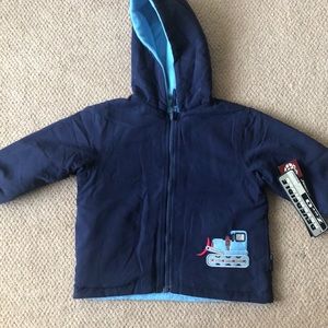 3/$20 - NWT reversible fleece jacket 24M
